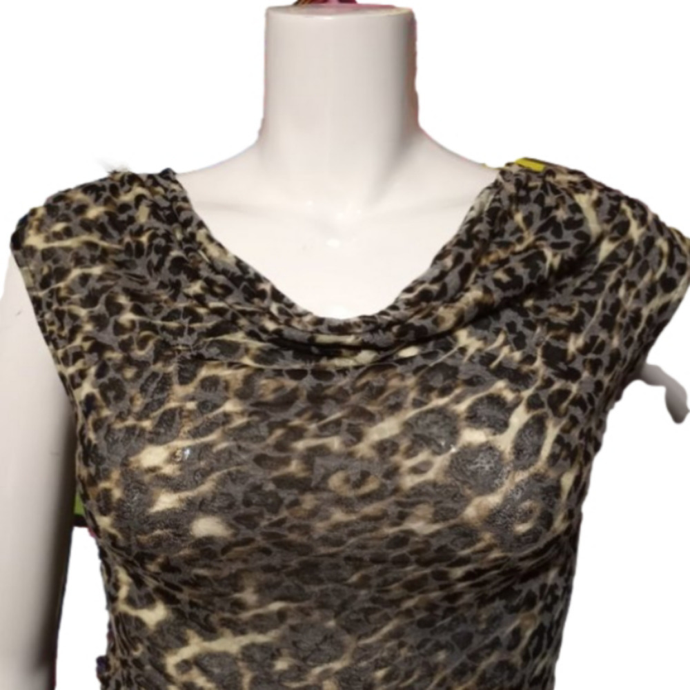 Express Cheatah Print dress Top - Picture 2 of 6